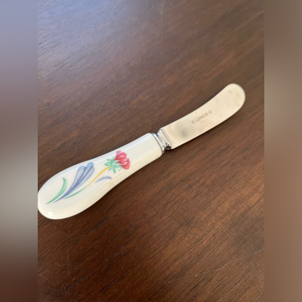 Lenox Poppies On Blue serving knife
